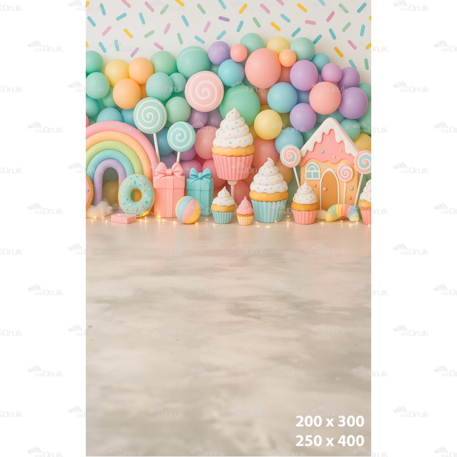 Tło fotograficzne Słodycze 3544